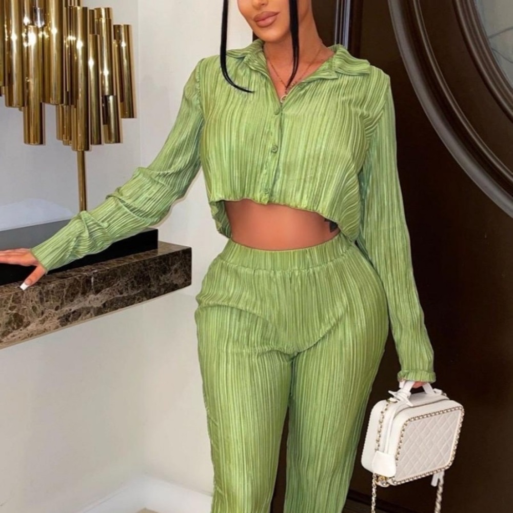Satin two piece set
